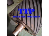 Đắp trục cao su xẻ rãnh
